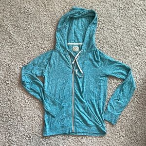 Teal Lightweight Zip Up